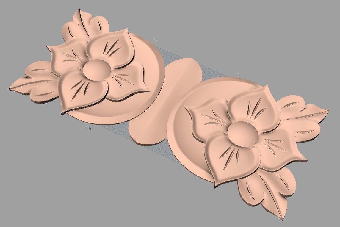 Artcam Aspire 3D relief models STL Files used for CNC E557 3D model_3