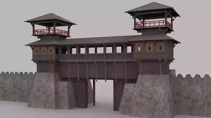 Han Gate 3D model