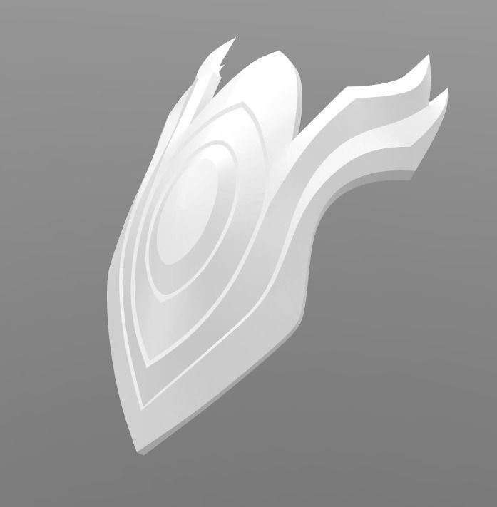 Overwatch Mercy Pink Hand Guard 3D print model_1