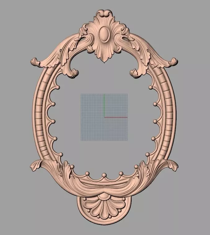 Artcam Aspire 3D relief models STL Files used for CNC E650 3D model_0