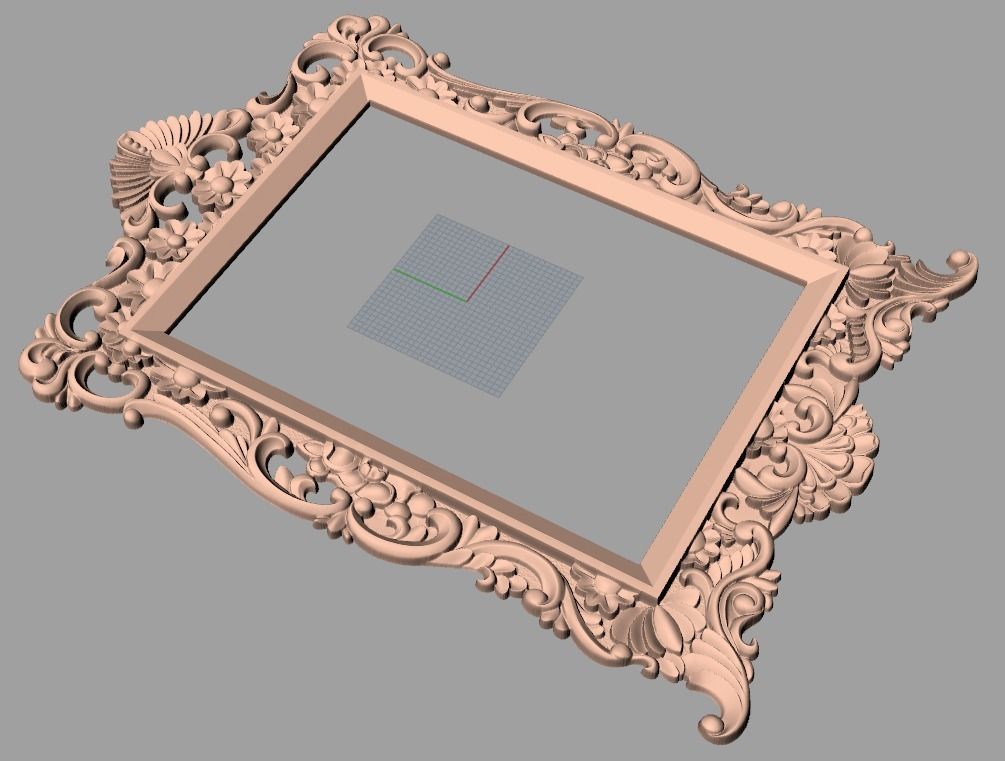 Artcam Aspire 3D relief models STL Files used for CNC E649 3D model_1