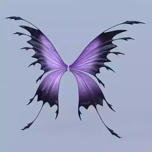 Fairy or Butterfly Wings Set C 3D model