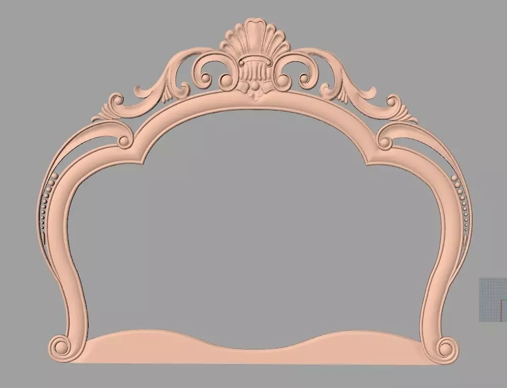Photo frame 3D relief models STL Files used for CNC Router E647 3D model_0