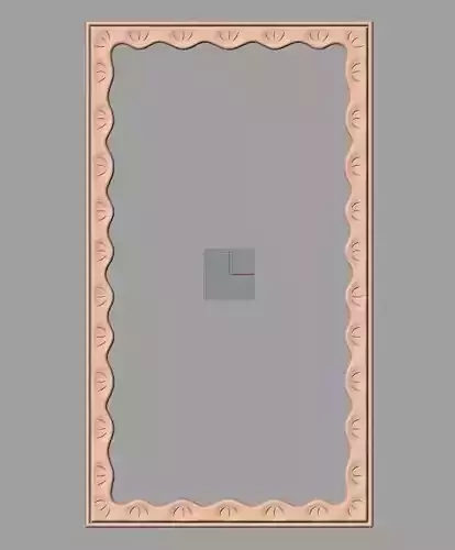 Photo frame 3D relief models STL Files used for CNC Router E646