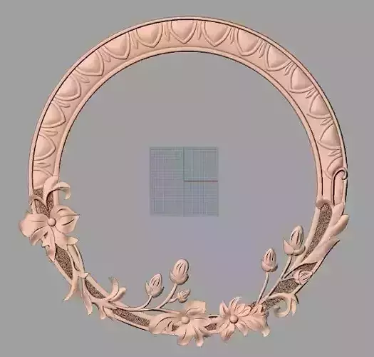 Photo frame 3D relief models STL Files used for CNC Router E644