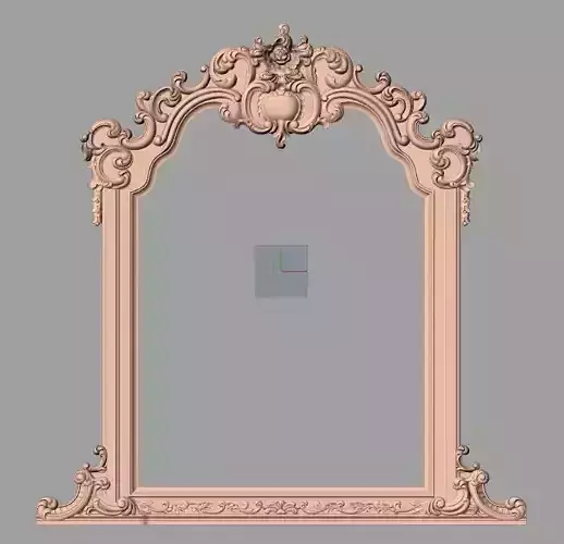 Photo frame 3D relief models STL Files used for CNC Router E642