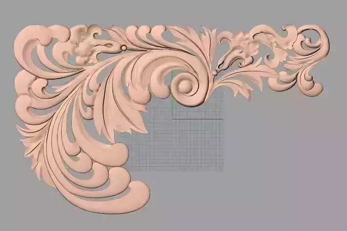 Artcam Aspire 3D relief models STL Files used for CNC E639