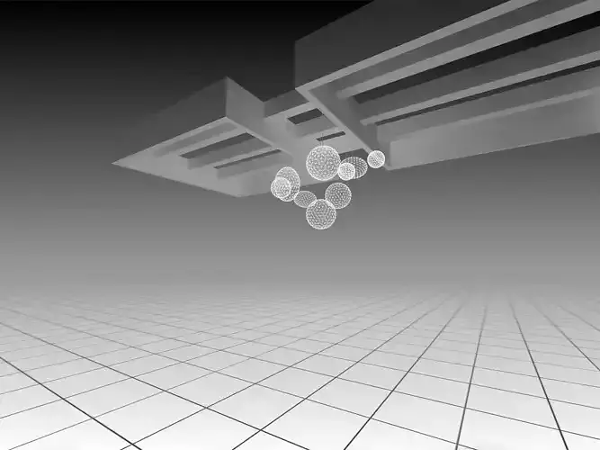 3D model hanging decor element VR / AR / low-poly | CGTrader