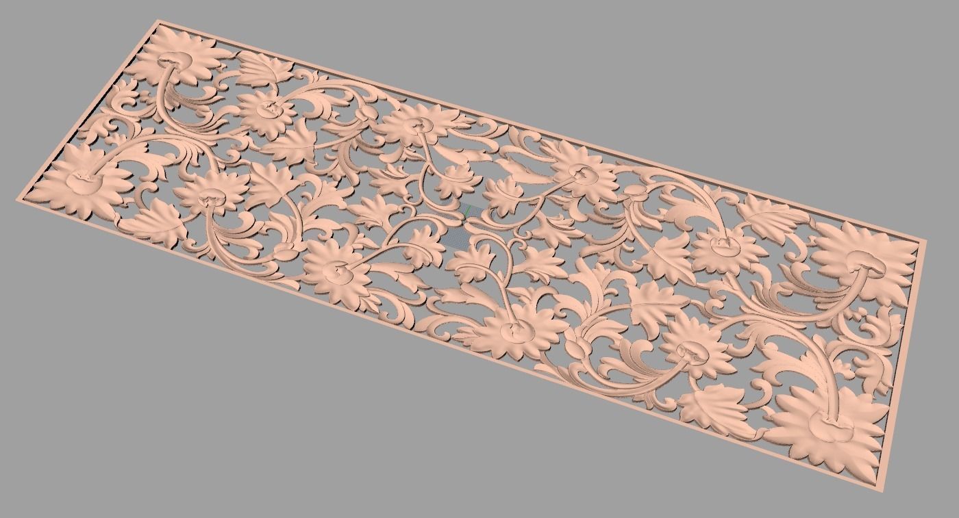 Artcam Aspire 3D relief models STL Files used for CNC E635 3D model_1