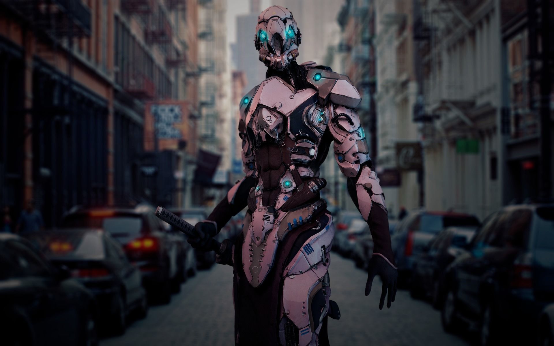 Mech robot highpoly model 3D model_5