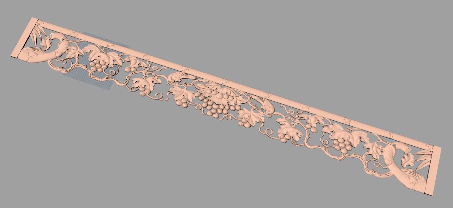 Artcam Aspire 3D relief models STL Files used for CNC E625 3D model_1