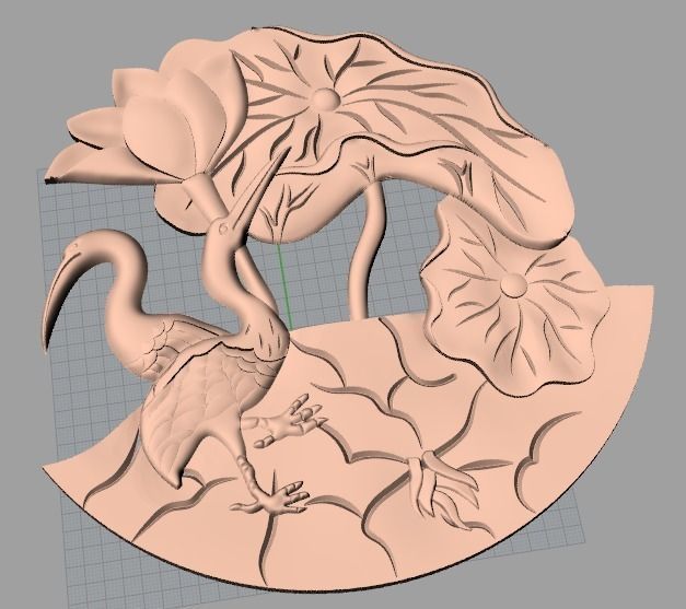 Artcam Aspire 3D relief models STL Files used for CNC E623 3D model_1