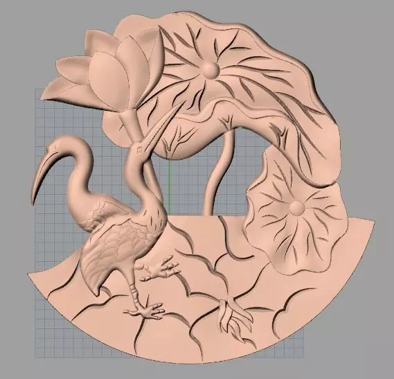 Artcam Aspire 3D relief models STL Files used for CNC E623 3D model_0