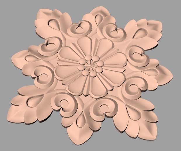 Artcam Aspire 3D relief models STL Files used for CNC E622 3D model_1