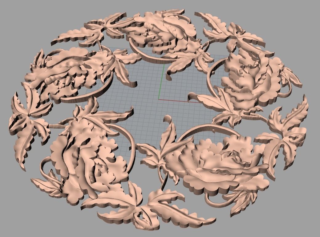 Artcam Aspire 3D relief models STL Files used for CNC E621 3D model_1