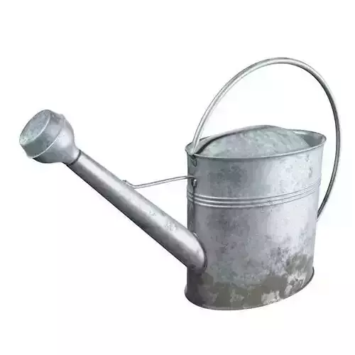 Dirty watering can