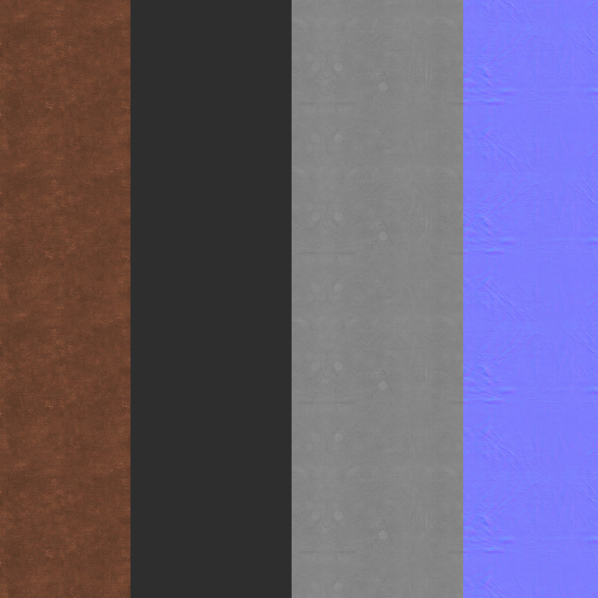 Bar Stool Leather 3D model_22