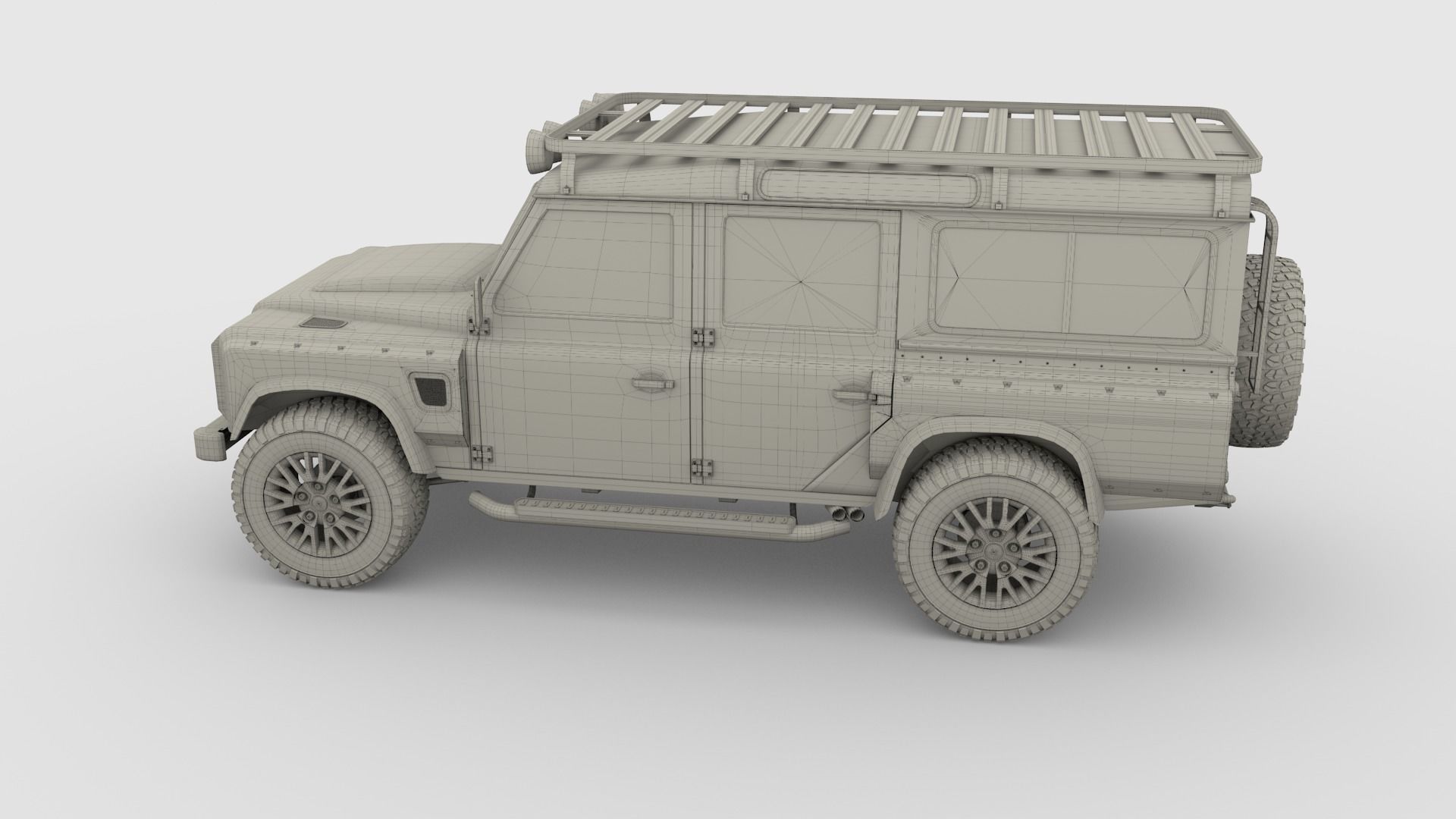Land Rover Defender 110 Custom v2 3D model_35