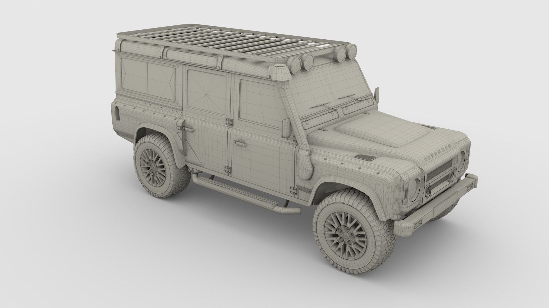 Land Rover Defender 110 Custom v2 3D model_43