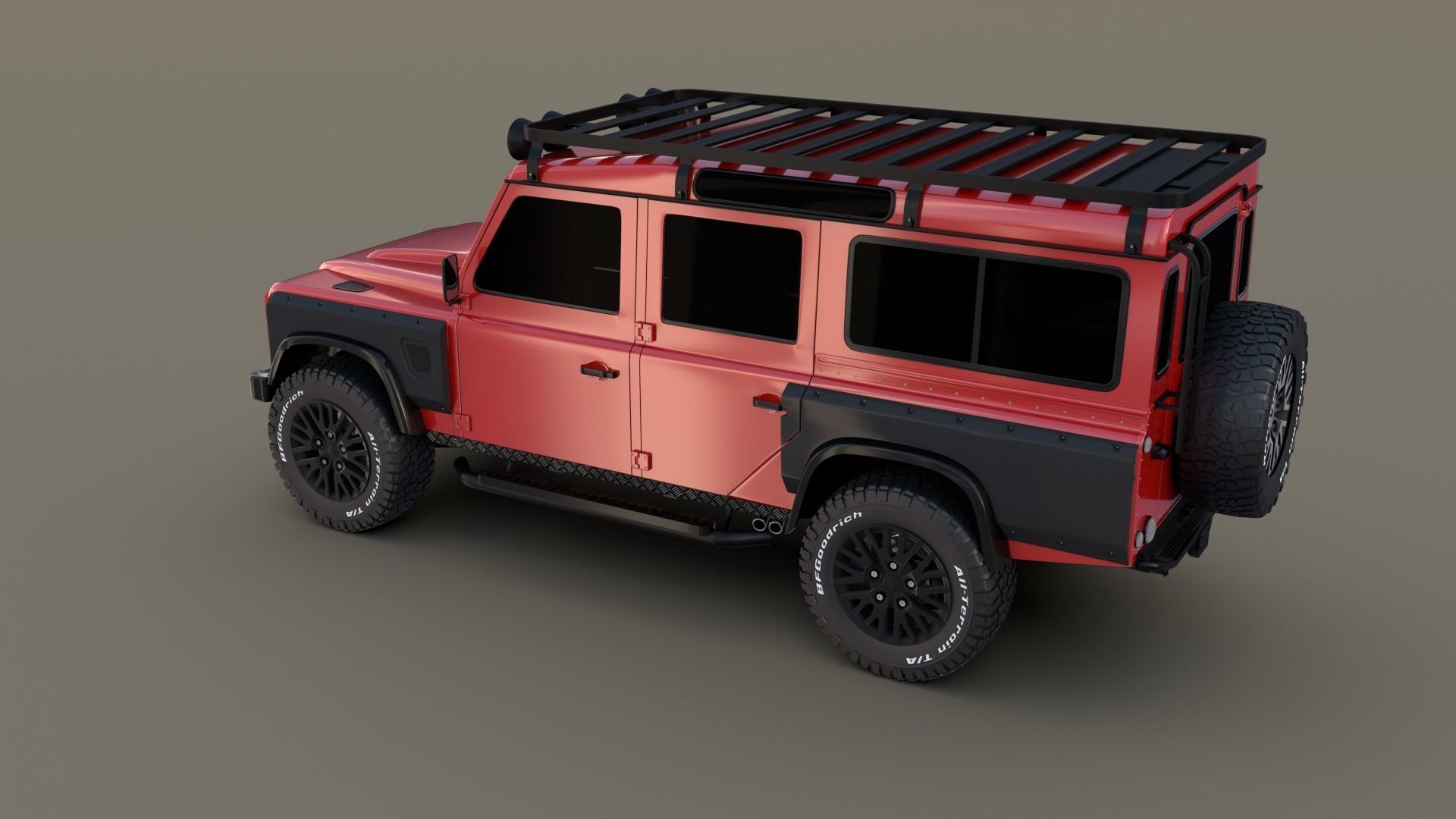 Land Rover Defender 110 Custom v2 3D model_16