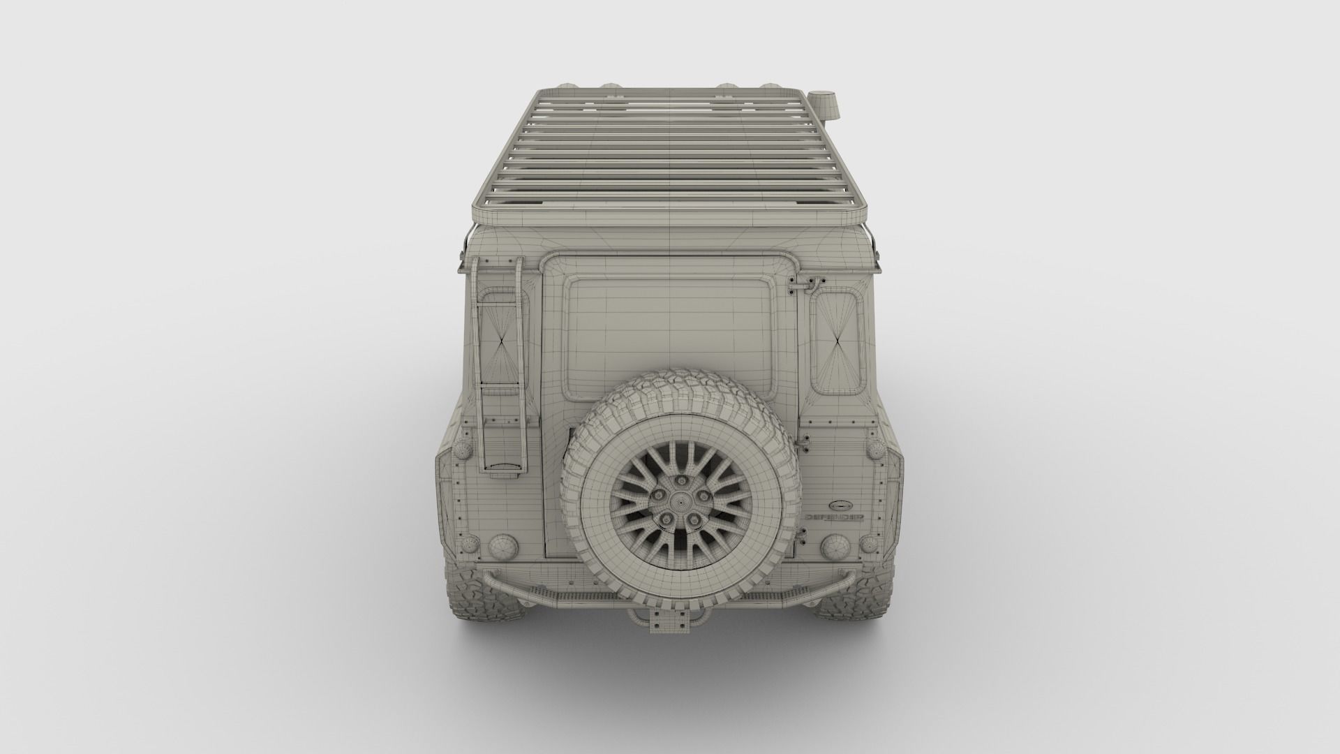 Land Rover Defender 110 Custom v2 3D model_39