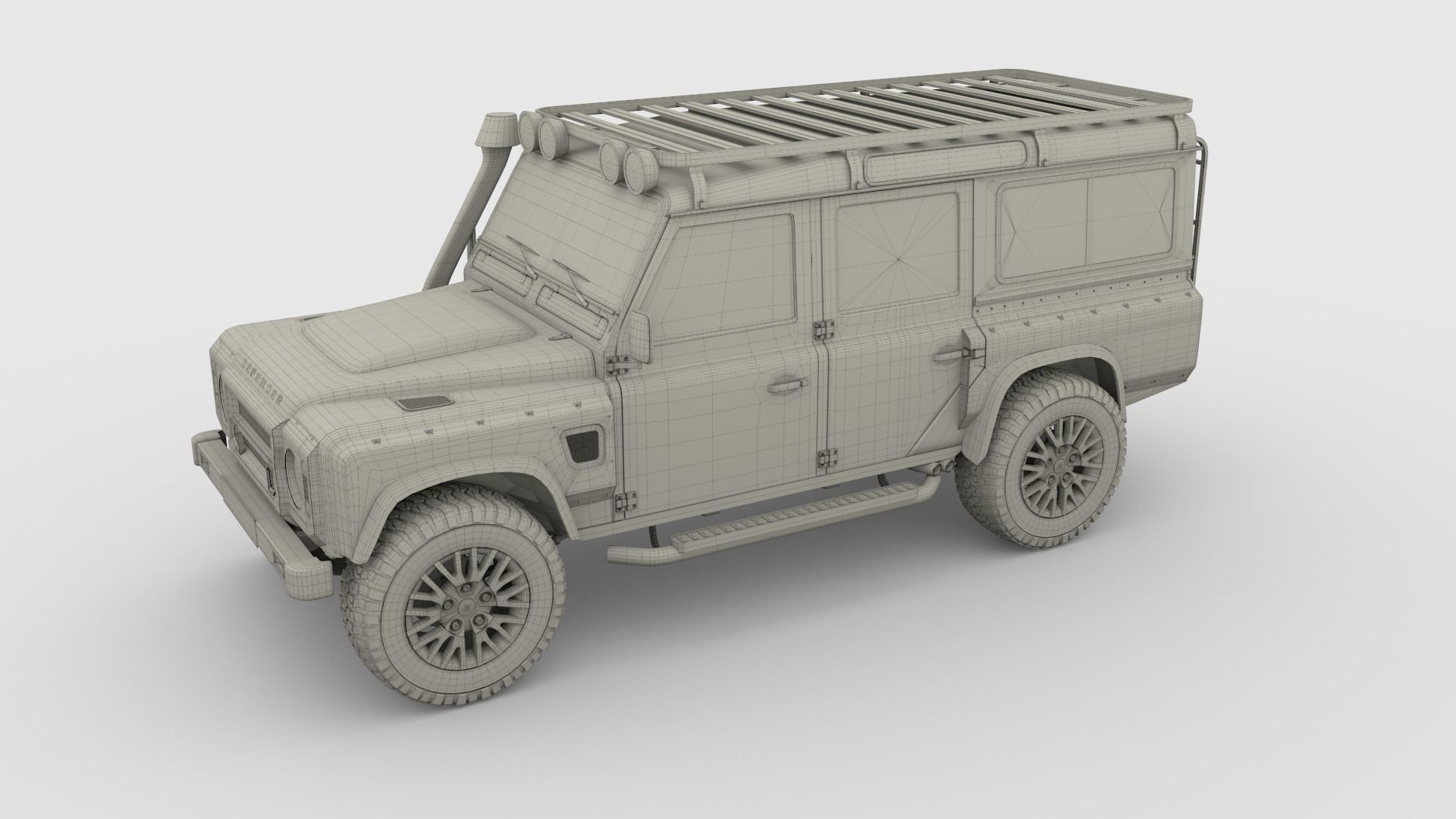 Land Rover Defender 110 Custom v2 3D model_33