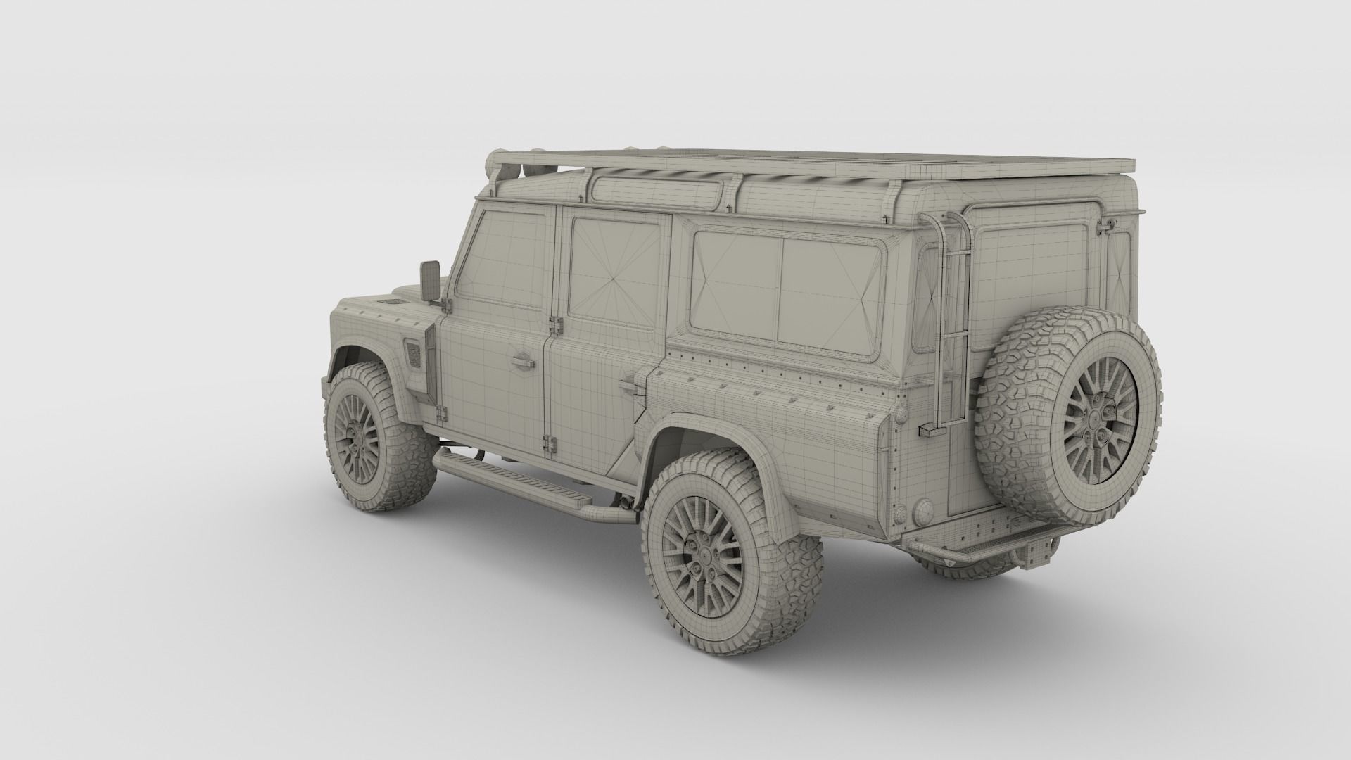 Land Rover Defender 110 Custom v2 3D model_25