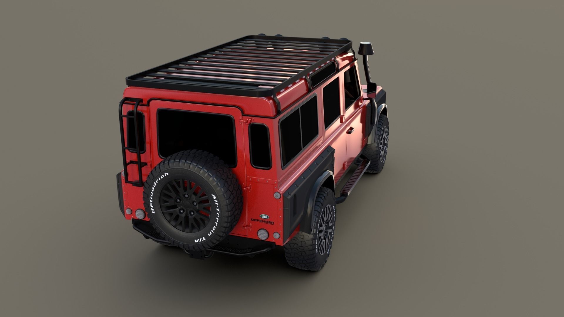 Land Rover Defender 110 Custom v2 3D model_17