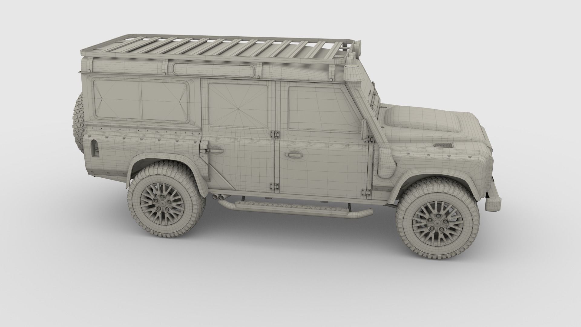 Land Rover Defender 110 Custom v2 3D model_42