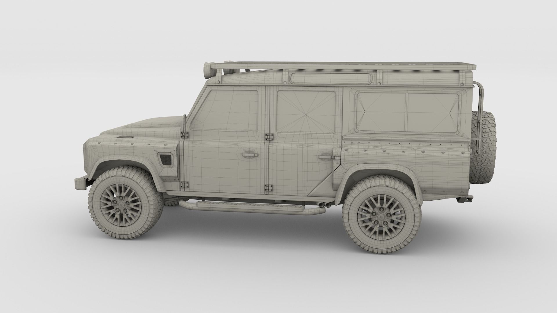 Land Rover Defender 110 Custom v2 3D model_26