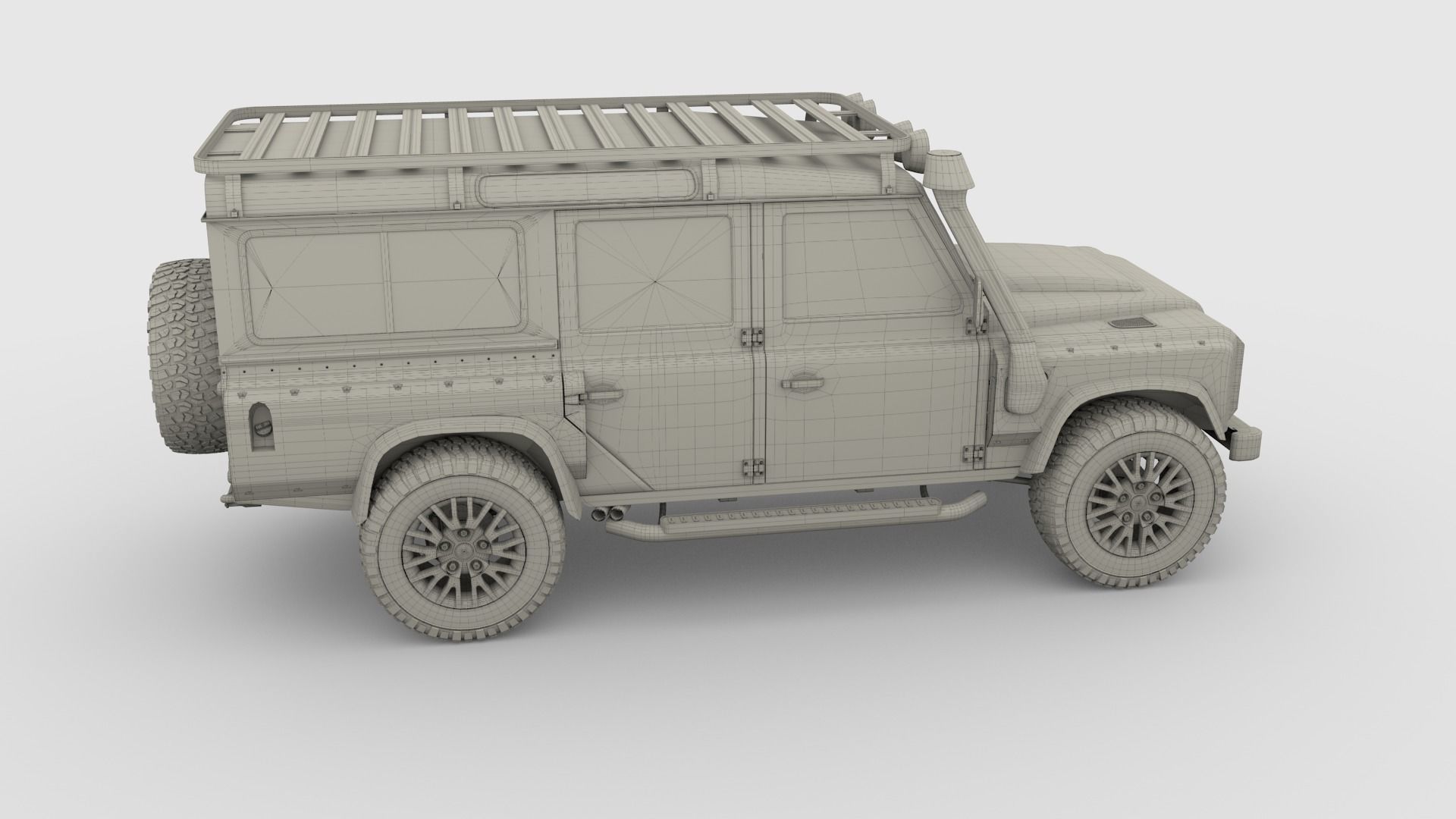 Land Rover Defender 110 Custom v2 3D model_41