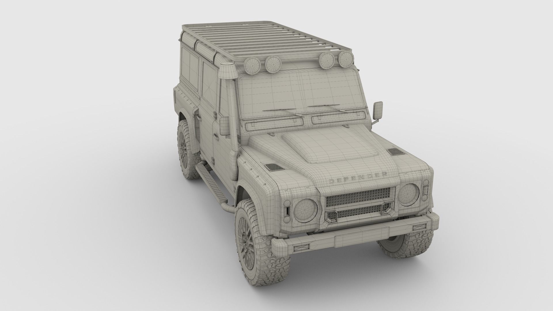 Land Rover Defender 110 Custom v2 3D model_44