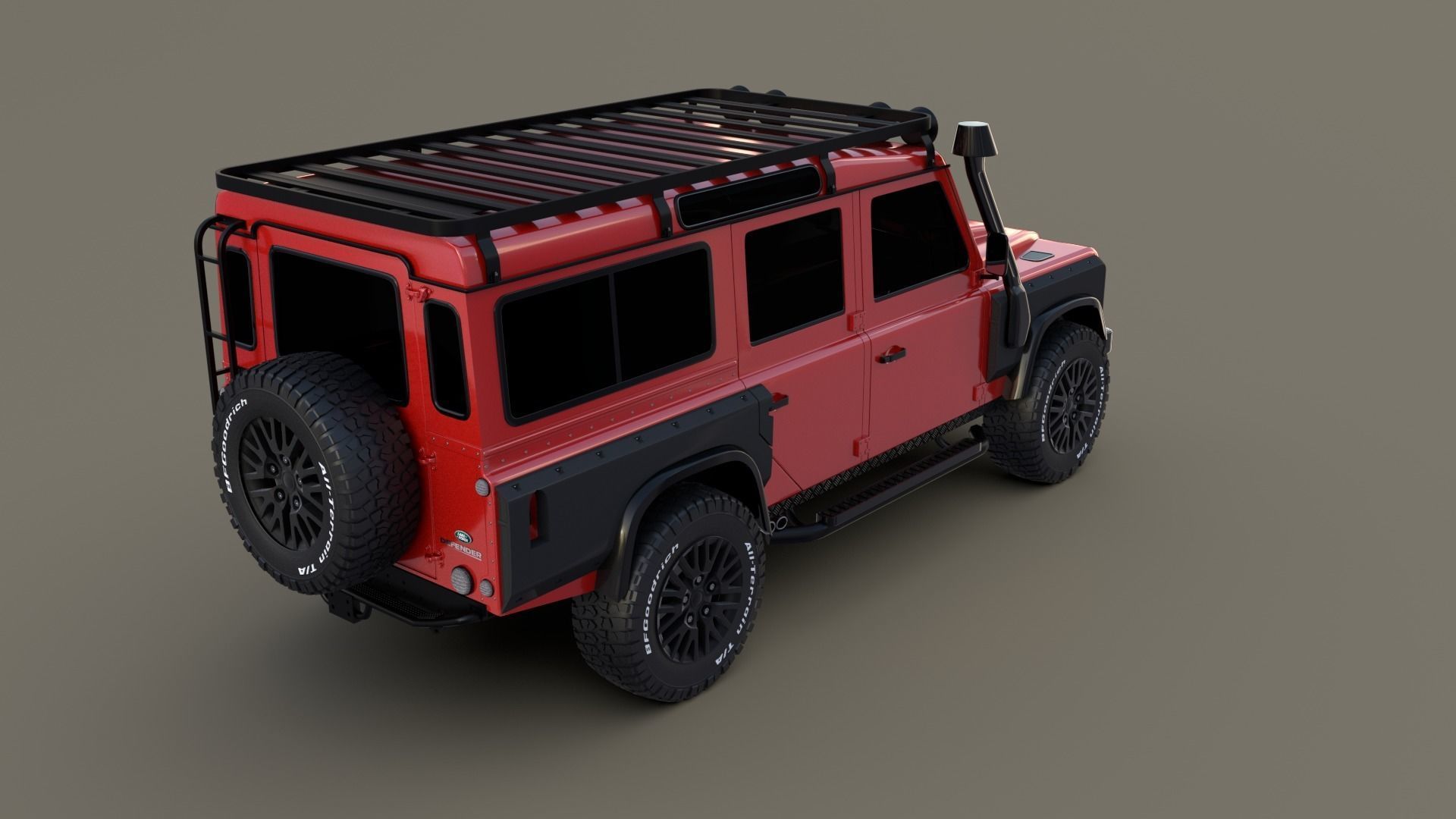 Land Rover Defender 110 Custom v2 3D model_18