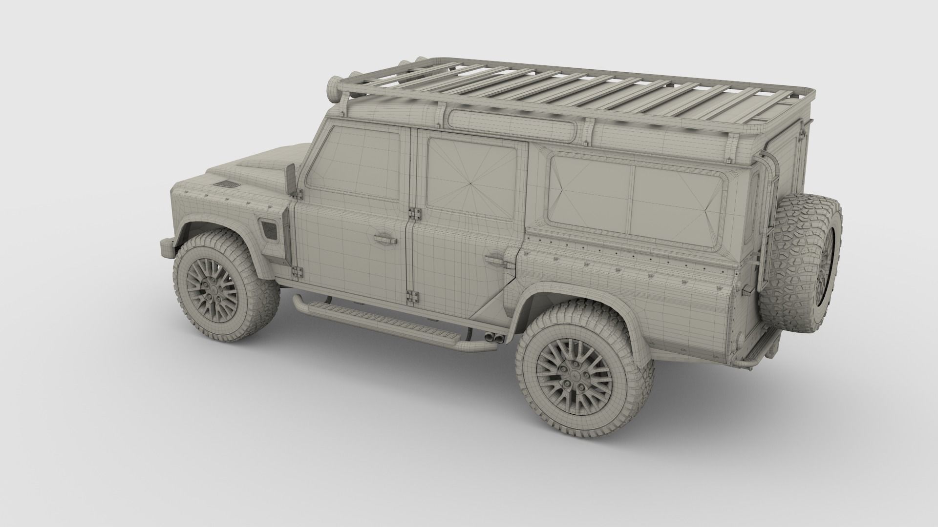 Land Rover Defender 110 Custom v2 3D model_37