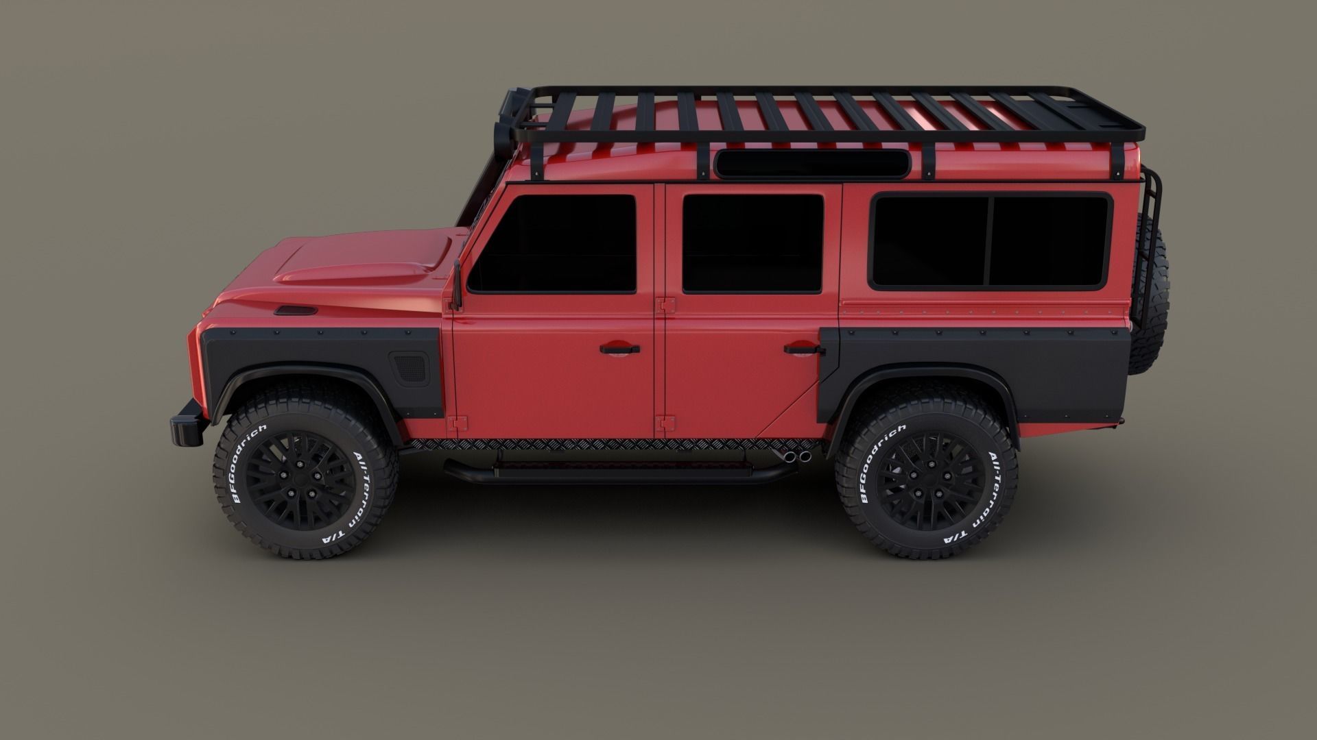 Land Rover Defender 110 Custom v2 3D model_15