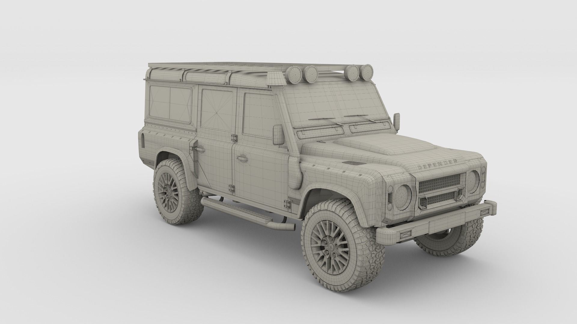 Land Rover Defender 110 Custom v2 3D model_31