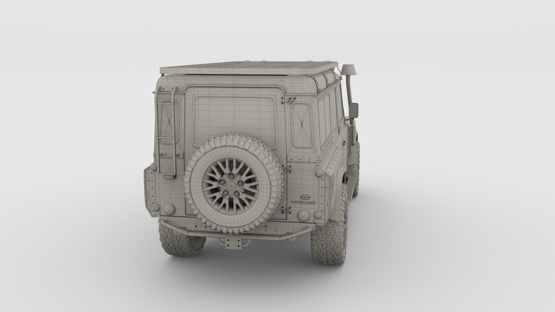 Land Rover Defender 110 Custom v2 3D model_29