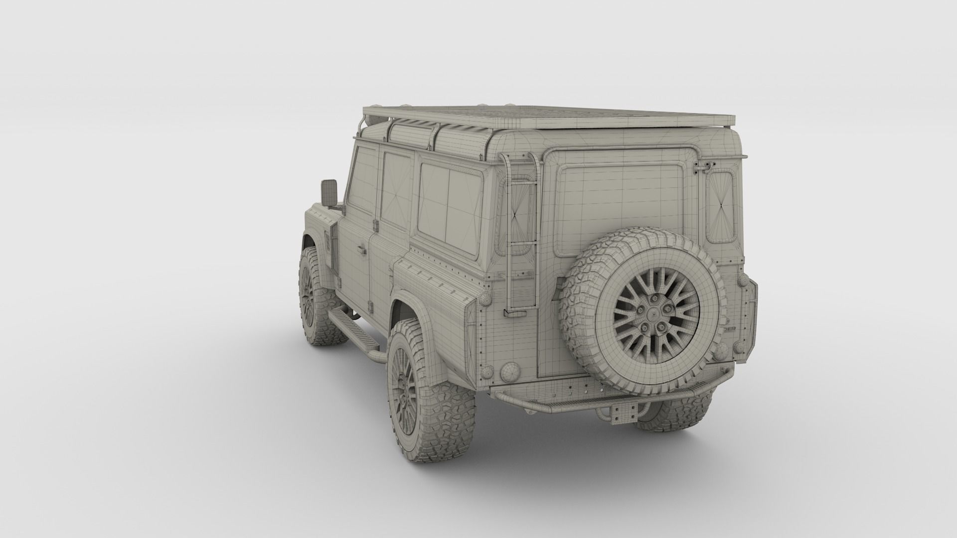 Land Rover Defender 110 Custom v2 3D model_27