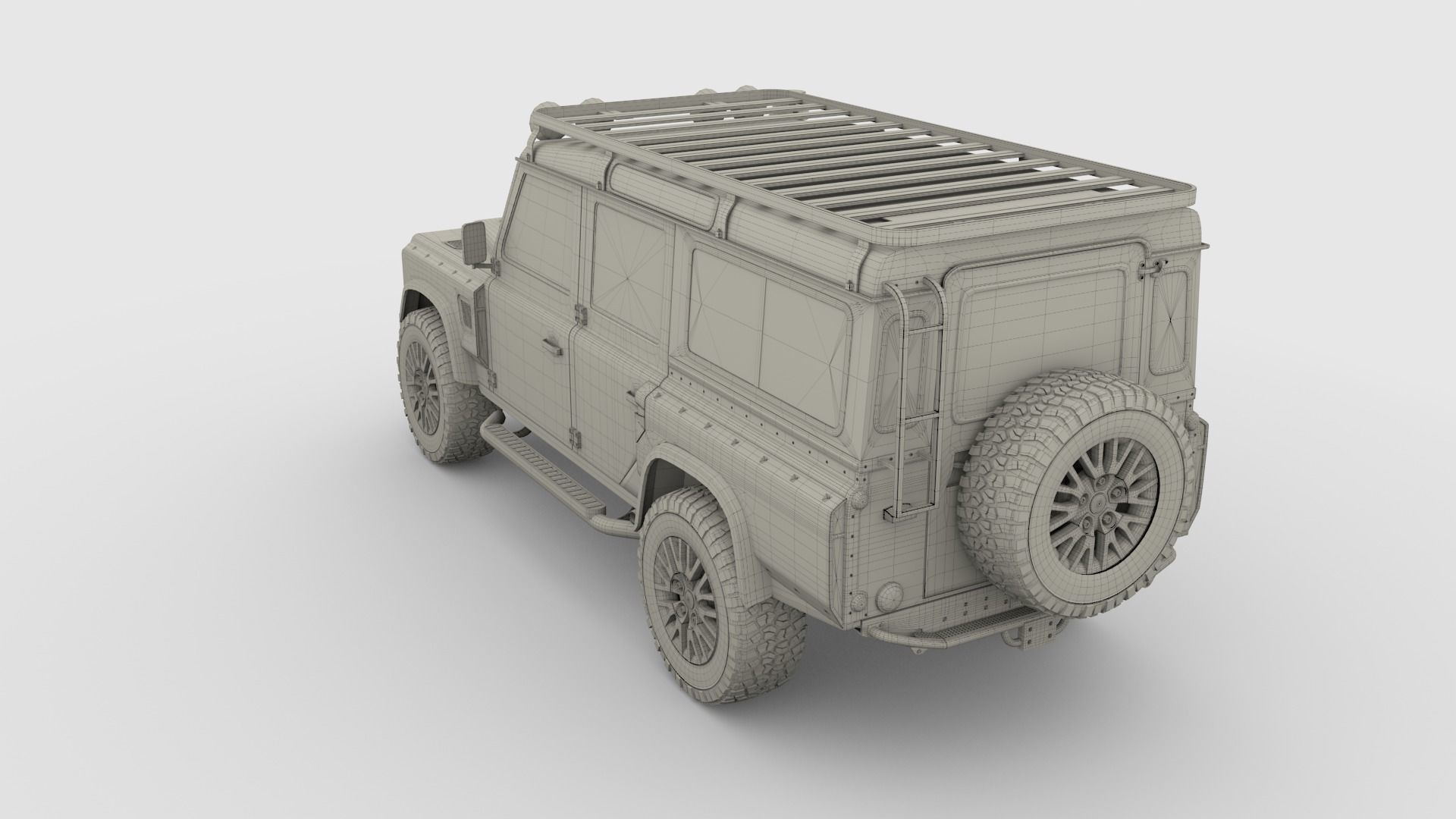 Land Rover Defender 110 Custom v2 3D model_38