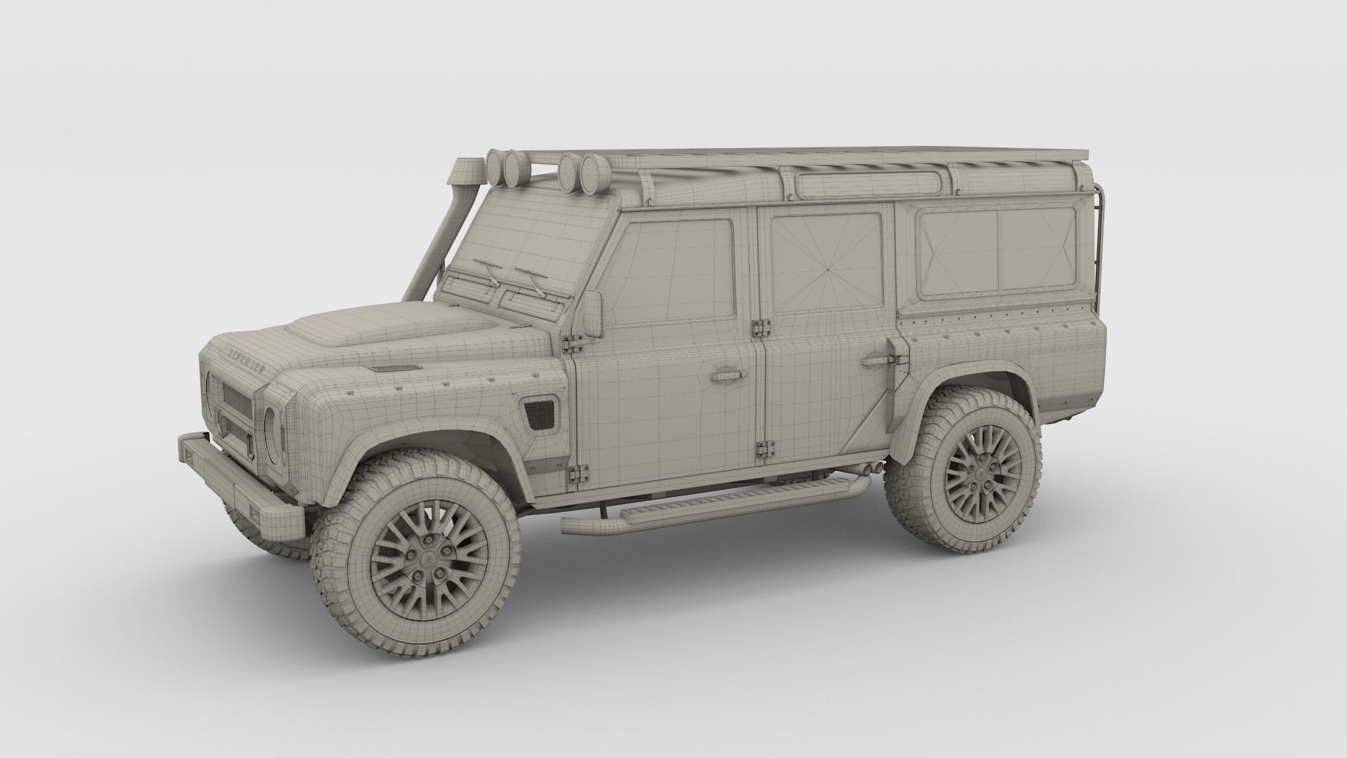 Land Rover Defender 110 Custom v2 3D model_24