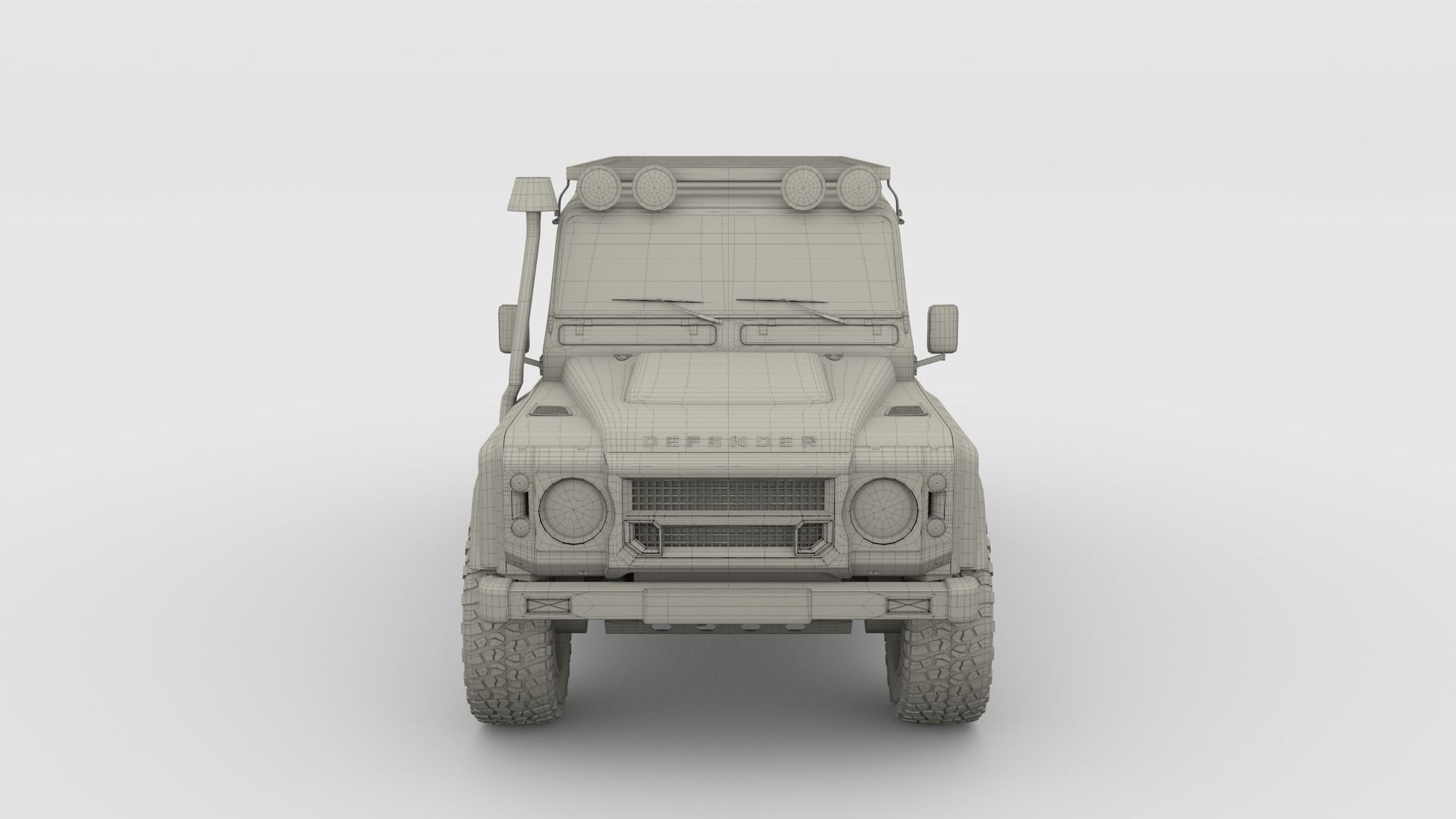 Land Rover Defender 110 Custom v2 3D model_22