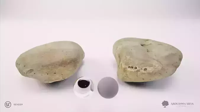 River rock 001 - Photogrammetry