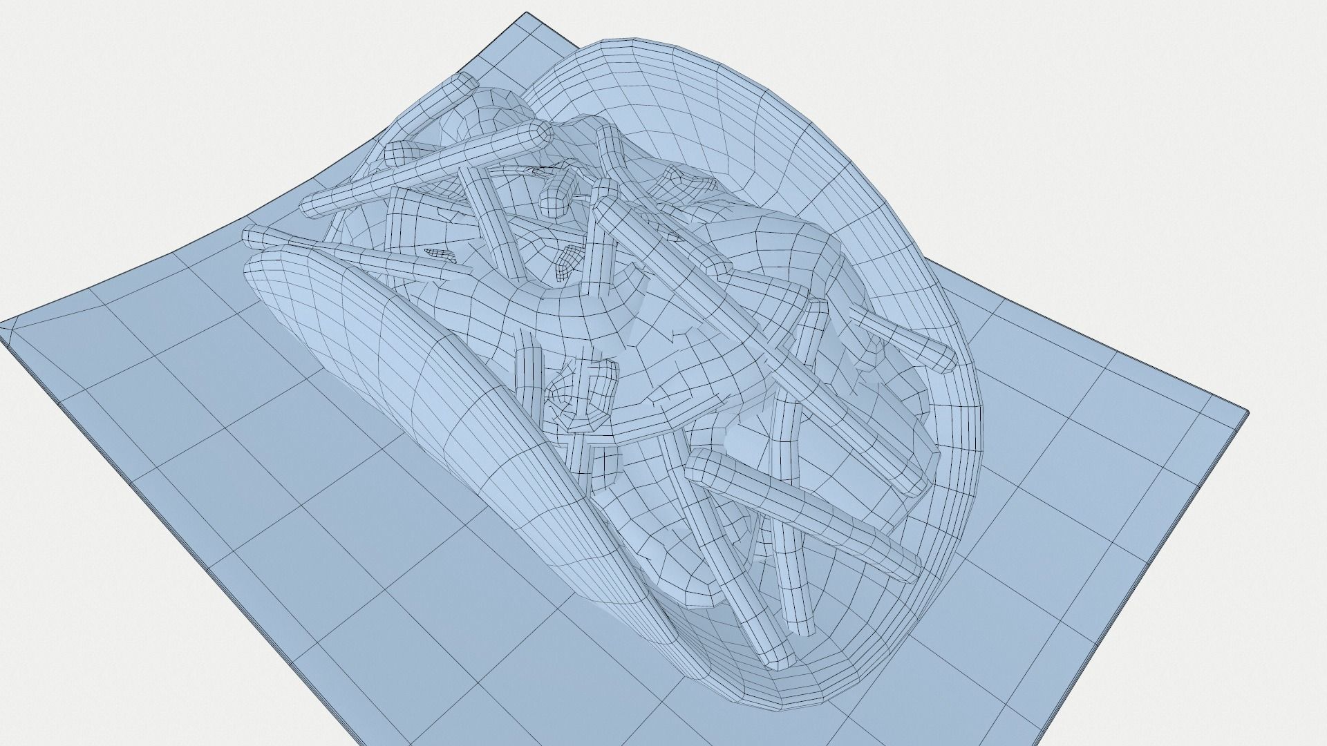 Mexican Tacos with Salat 3D model_8