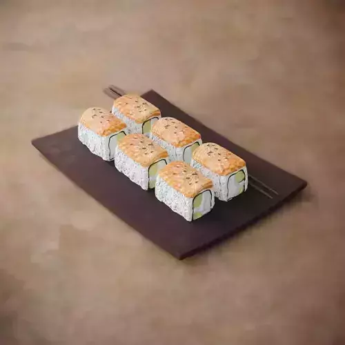 Sushi California 3D model
