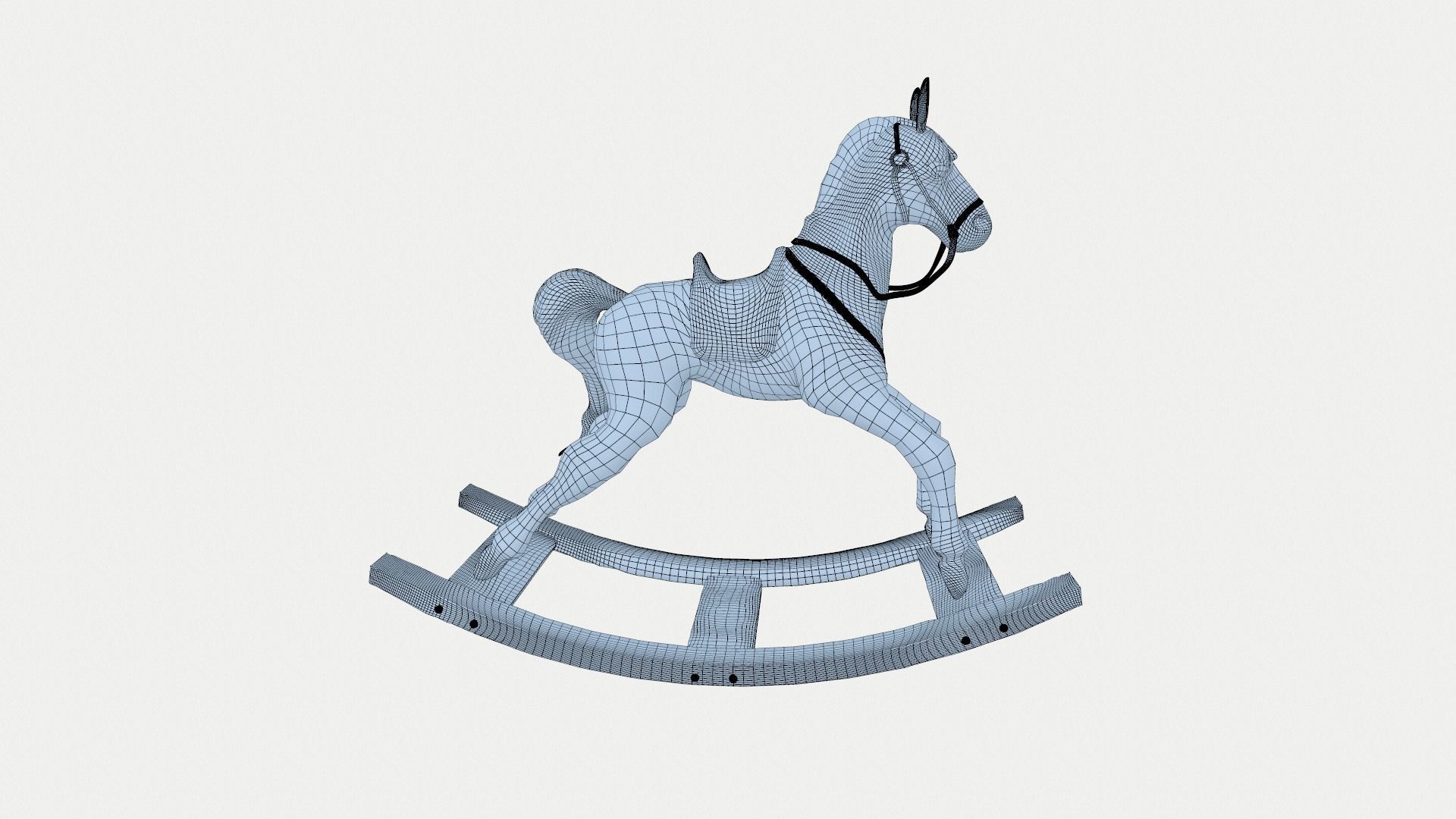 Toy Horse 3D model_8