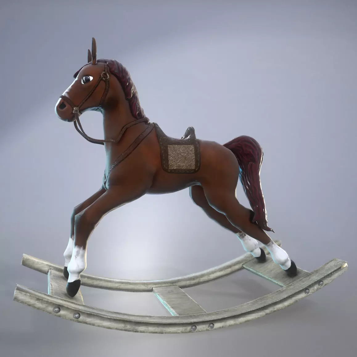 Toy Horse 3D model_0