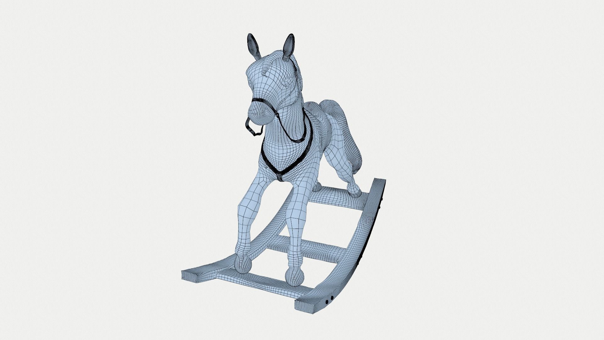 Toy Horse 3D model_7