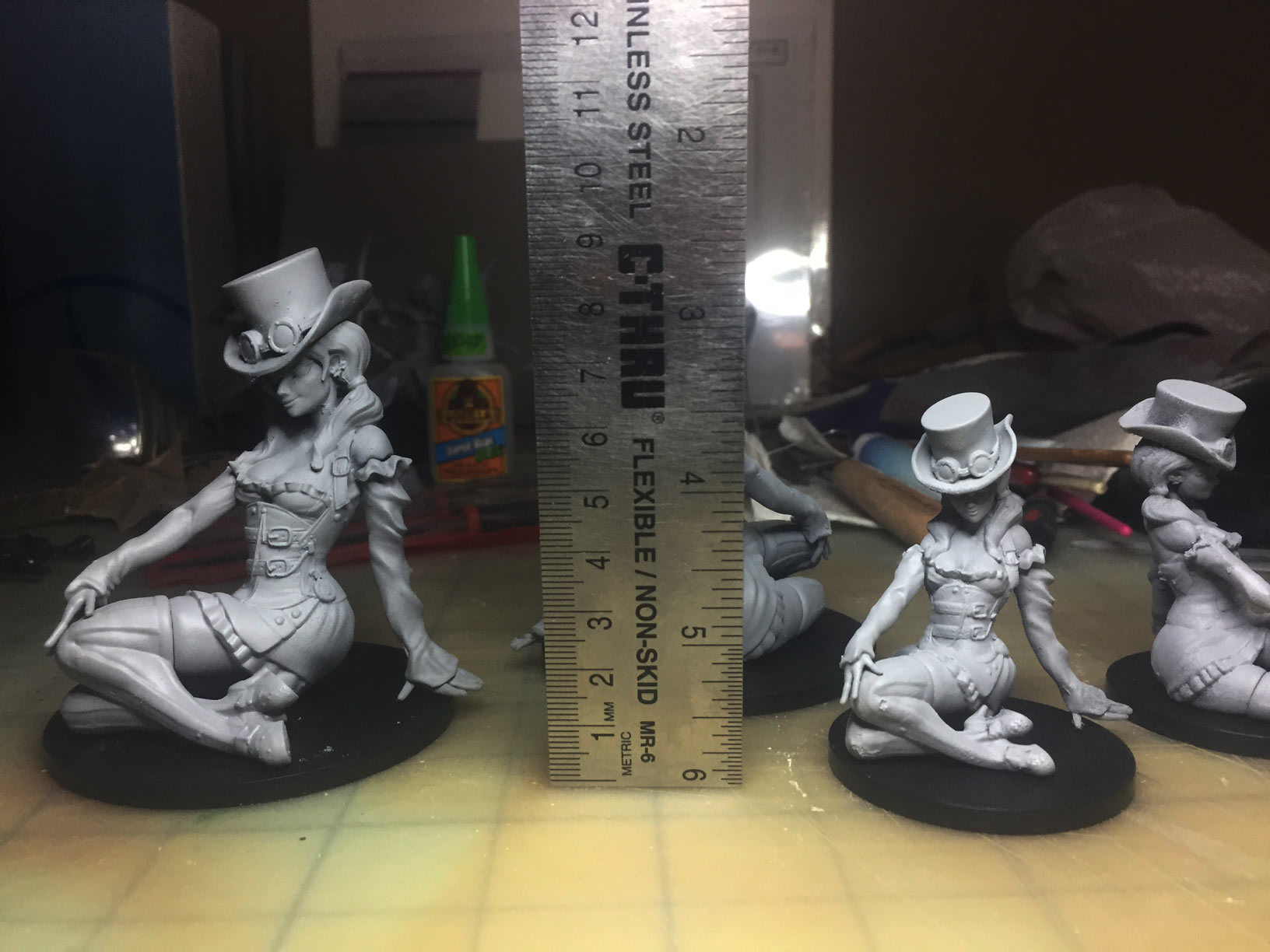 Steampunk Girl Pinup 3D print model 3D print model_10