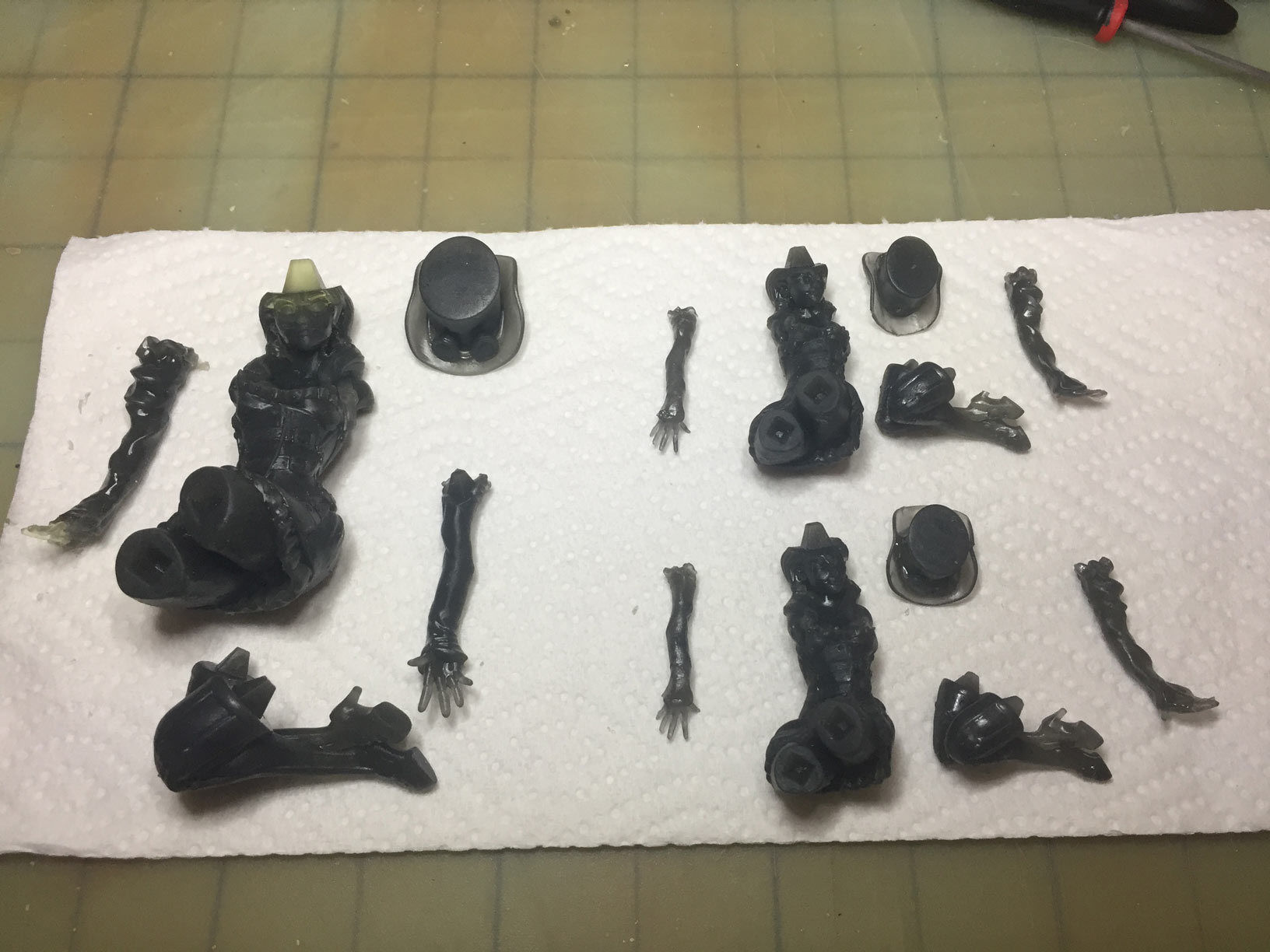 Steampunk Girl Pinup 3D print model 3D print model_7
