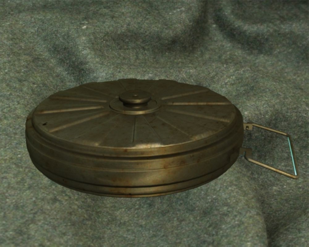 tellermine 35 Low-poly 3D model_4